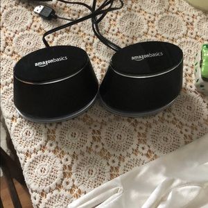 Amazon basic plug in speakers